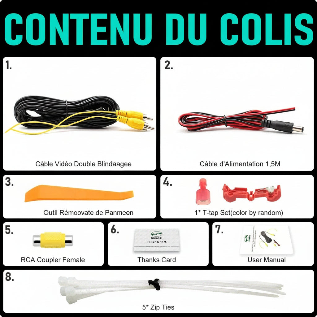 Câble RCA Double Blindage – 6m , 10 et 20m