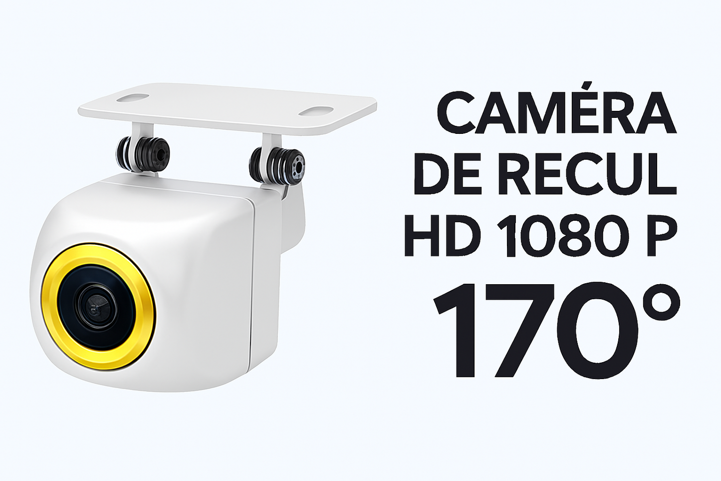 Caméra de Recul 170° HD 1080P – Vision Nocturne & Grand Angle