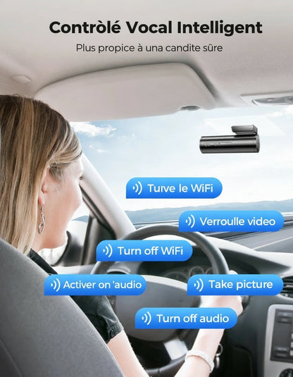 🚗 Dash Cam M300S 4K+1080P Dual – Sécurité &amp; Innovation